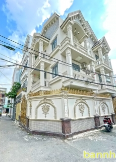 Biệt thự góc tân cổ điển 3 lầu Khu Lacasa, Phường Phú Thuận, Quận 7