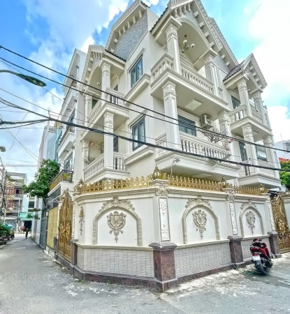 Biệt thự góc tân cổ điển 3 lầu Khu Lacasa, Phường Phú Thuận, Quận 7