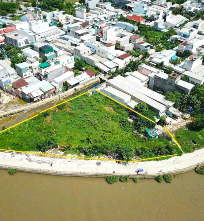 Kẹt tiền bán gấp 2.547m² đất view sông liền kề Phú Mỹ Hưng