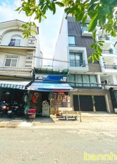 Kèo thơm - Nhà trệt lửng mặt tiền Đường số khu Cư xá ngân hàng, Quận 7