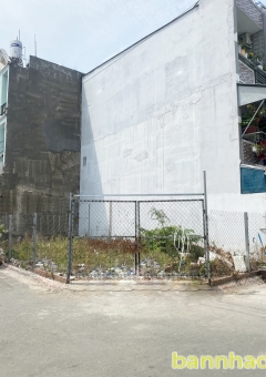 Lô góc 2 mặt tiền đường nhựa 12m Phạm Hữu Lầu, Phước Kiển, Nhà Bè