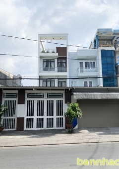Bán nhà phố 2 lầu ST mặt tiền Gò Ô Môi, Phường Phú Thuận, Quận 7
