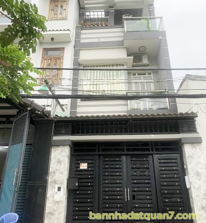 Nhà phố 2 lầu ST hẻm 5m Huỳnh Tấn Phát, Phường Phú Mỹ, Quận 7