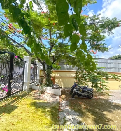 Biệt thự sân vườn 2 lầu hẻm xe tải Bùi Văn Ba, Tân Thuận Đông, Quận 7