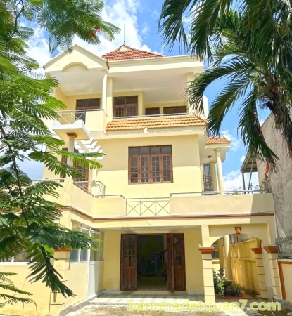 Biệt thự sân vườn 2 lầu hẻm xe tải Bùi Văn Ba, Tân Thuận Đông, Quận 7